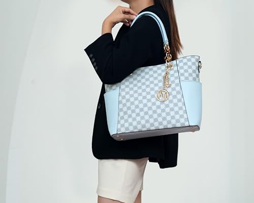 Image of J'OMOR by Mia Tote Bag for Women, Handbag Set with Wallet Top-Handle Bag Vegan Leather Purse