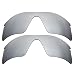 IMYTPFT 2 Compatible/Replacement For Lenses oakleys Radar Range Titanium Mirror Polarized