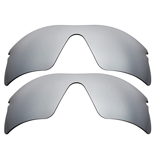 Verres polarisés Oakleys Radar Range Titanium Mirror - Pack de 2 optiques de rechange couleur titane