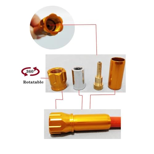 Flexible frein hydraulique AN3 résout le levier mou sur votre moto