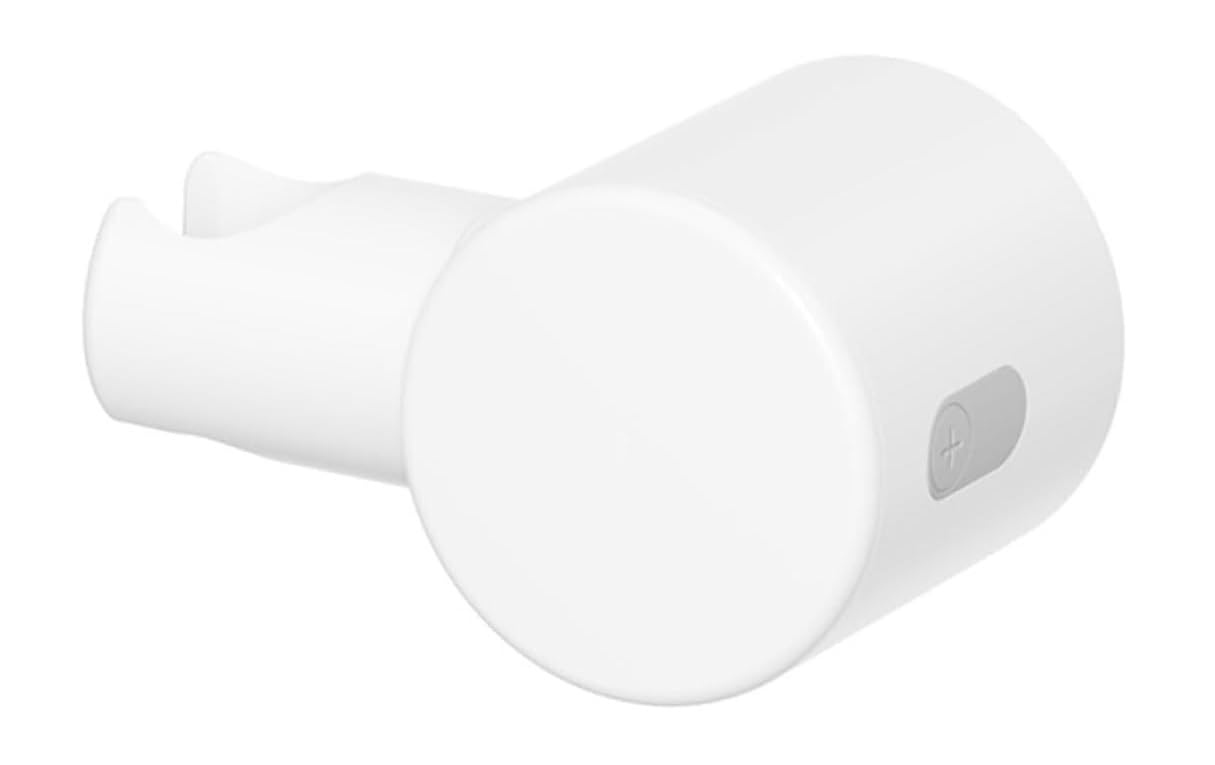 Xlandalyuefa White Adjustable Shower Head Holder 1Pc Bracket Base Rod Bathroom Sprayer