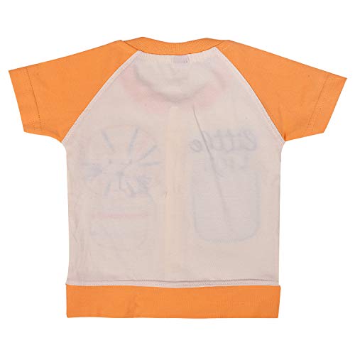 Image of Wish Karo Unisex Clothing Sets for Boys & Baby Girls-(bt23org Orange 0-3mths)