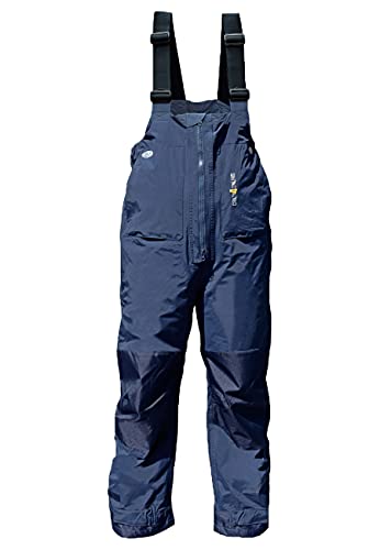 crazy4sailing Herren Segelhose Bergen Lange Latzhose wasserdicht, Farbe:Navy, Größe:L