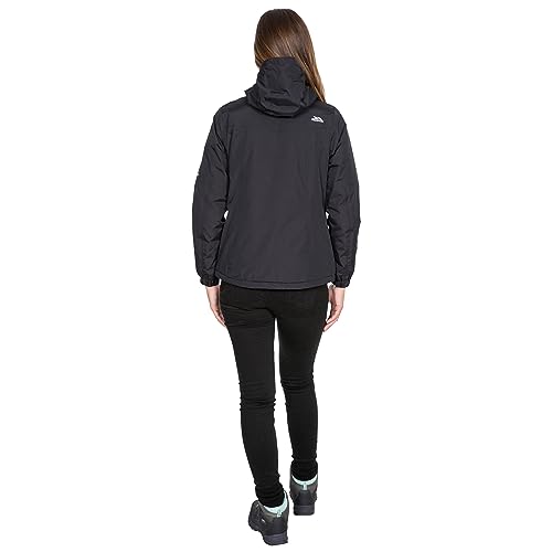 Malissa Womens Waterproof Jacket Windproof Breathable Ladies Rain Coat Blk #TOP3