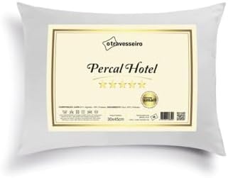 Travesseiro Infantil Percal Hotel 30x45cm Toque Macio de Luxo 100...