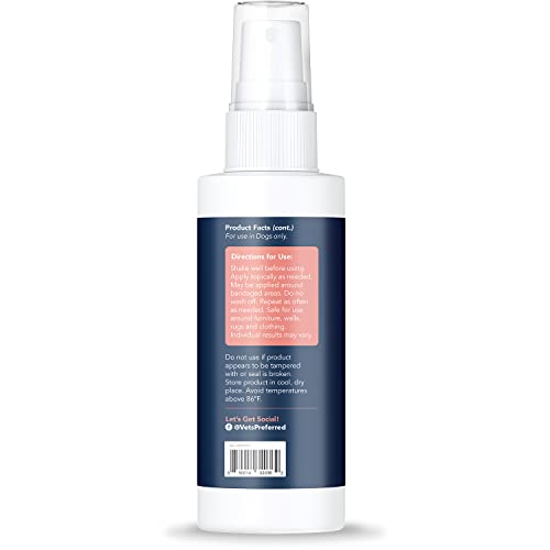Vets Preferred Bitter Spray for Dogs - Anti Chew, Licking and Biting Spray – Deter Licking and Chewing Furniture Spray – 8 Oz
