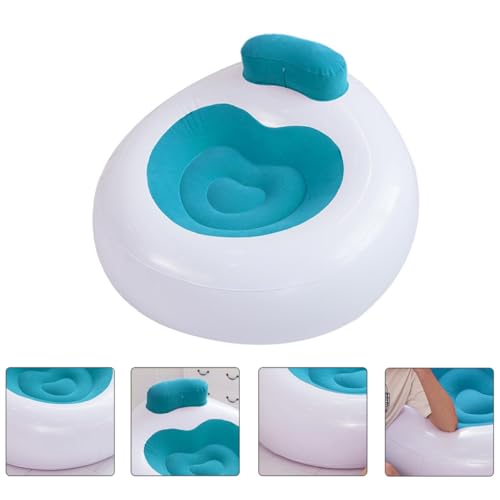 Sofá inflable portátil BETOOKY de PVC plegable con respaldo para exterior y parque 8