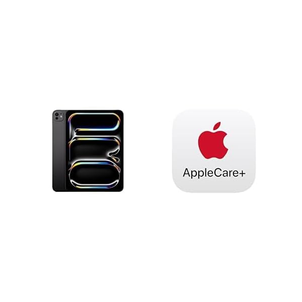 Apple iPad Pro 11-inch (M5): Ultra Retina XDR Display – Nano-Texture Glass, 1TB, 12MP Front/Back Camera, Wi-Fi 7 with Apple N1, Face ID, All-Day Battery Life — Space Black with AppleCare+ (2 Years)