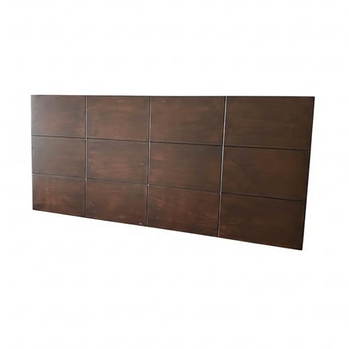Opiniones y reviews de Cabecera King los mejores 5. 49 INTAMOBILI Cabecera Sonova en Madera Nogal – Respaldo Minimalista con Diseño Reticulado Moderno para Cama Individual, Matrimonial, Queen o King (Personalizable)