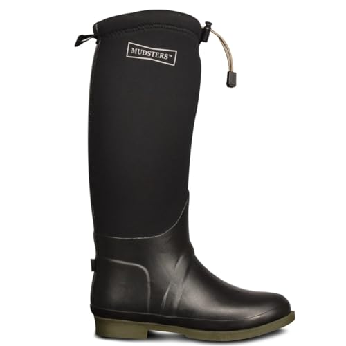 Ovation Women's Mudster Comfort Rider Boot Round Toe Black 9 B