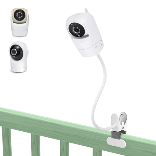 Image of Baby Monitor Mount Holder for Vtech Baby Monitor VM901, VM928HD, VM919HD, VM5463, RM7764HD with Strong 15.8" Arm, Baby Camera Mount for Crib, Shelves, or Furniture