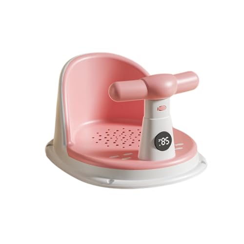 Siège de bain bébé thermomètre intégré ventouses antichoc