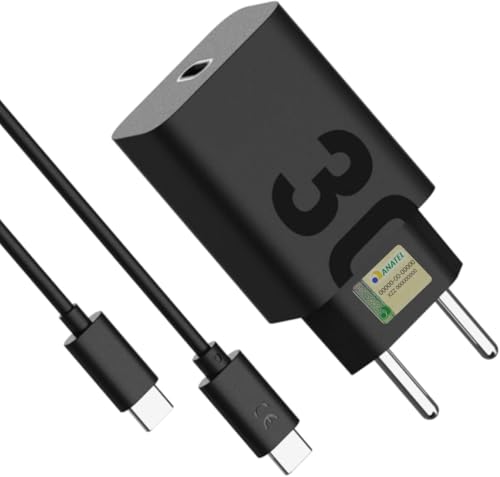 Carregador Turbo 30W Ultra Rápido Tipo C Com Carregamento Rápido + Cabo Tipo C Compatível Com Todos Os Dispositivos Android Ios IPhone 15/16, Xiaomi