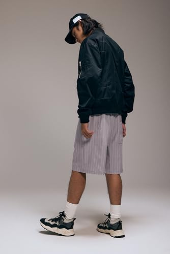 Bomber L noir veste coupe-vent mi-saison contre le froid matinal - 3
