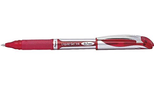 Roller Energel Pentel 0.7mm rouge rechargeable pour une écriture fluide
