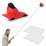 3 PCS Paint Edger Tool Kit with 2 Replacement Pads, Edge Painting Tool Wall Applicator for Ceilings Windows Corners Skirting Home Room Paint Brush Trim Pad Roller System for Clean Straight Paint Lines