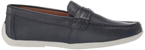 Image of Driver Club USA Unisex-Child Boys /Girls Leather Fashion Luxury Driving Loafer with Rope Anchor Detail