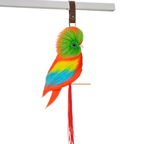 Faux Birds Parrots - Artistic Flair, Vibrant Nature Layout, Tropical Spirit Technology, Imaginative Craft Advantage, Sturdy Plus