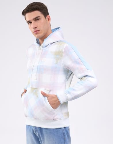 Image of Monte Carlo Men Regular Fit Printed Hooded Neck Pull On Full Sleeve Winter Sweatshirt| Stylish Sweatshirt for Men | Soft Comfortable Casual Winter Wear for Men's (Pack of 1)