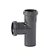 Ostendorf HTsafe Abzweig DN 50/50 mm 87 Grad HT-Rohr, grau, 87° - dn 50/ dn 50