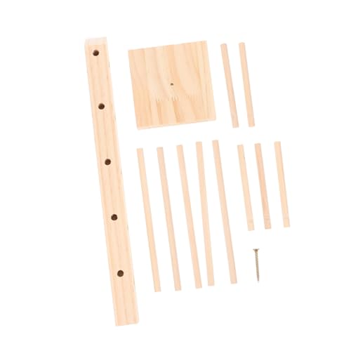 Beavorty Elegant Wooden Glasses Rack Slot Sunglasses Display Pine Wood Easy to Clean