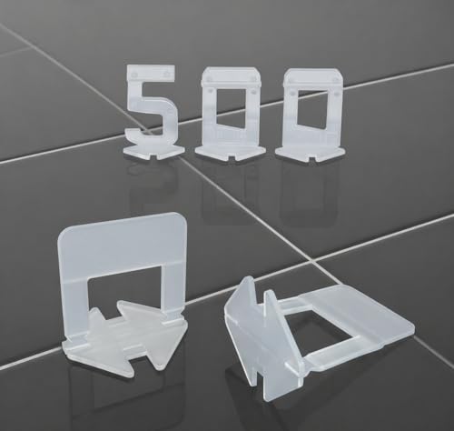 Croisillons kit joint carrelage premium - Matériel autonivelant 1.5 mm haute résistance