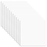 Golden State Art, White Foam Boards 12 Pack 8x8 Foam Core Board, 1/8' Thick Acid Free Foam Poster Board for Modeling, Billboard, Projects, Paintings and Display