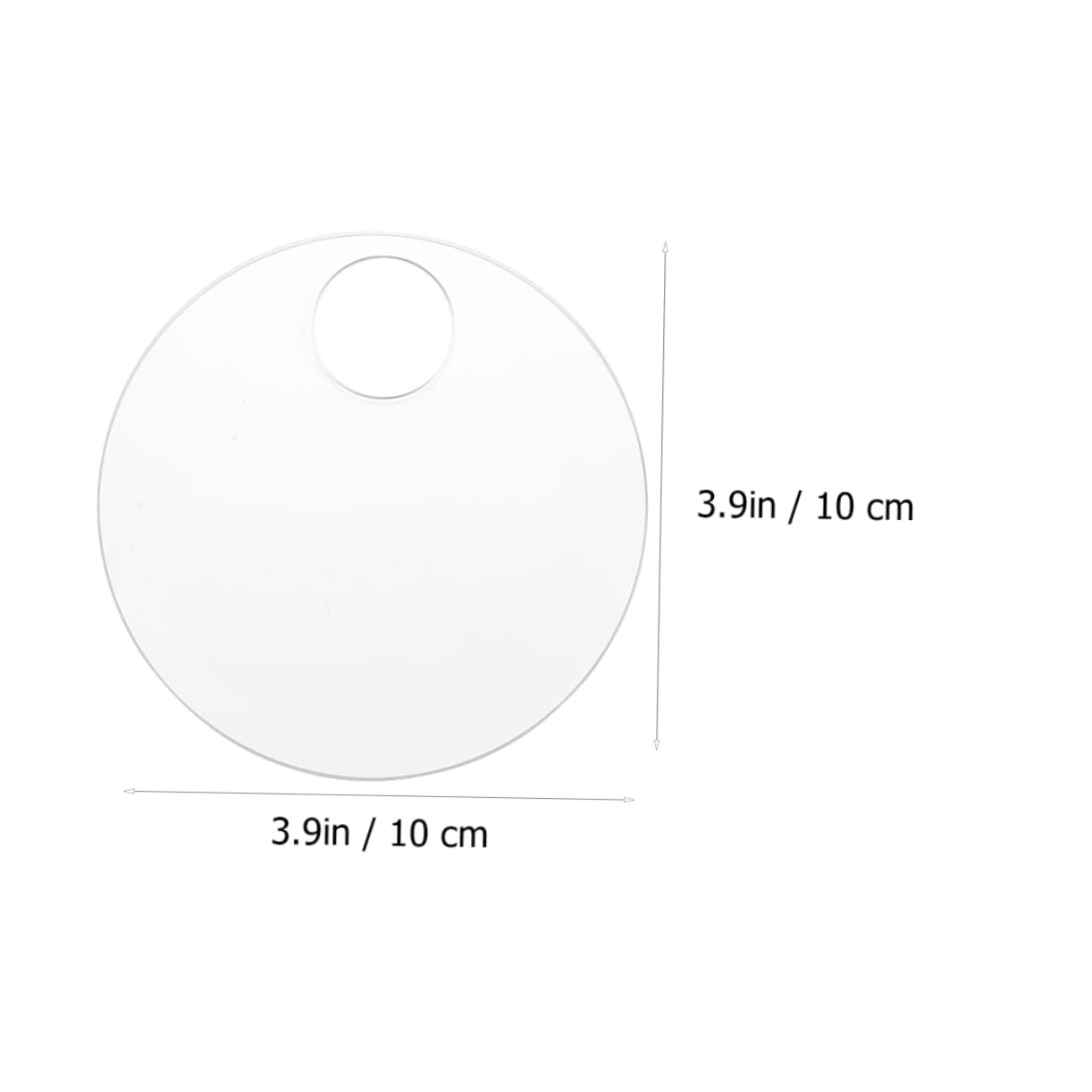 WOFASHPURET 2 Sets Acrylic Color Mixing for Makeup and Nail Art Firm and Easy to Clean Color Mixer Tool for Foundation and Manicure Applications