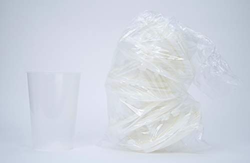 Deroyal Industries Suction Canisters, 1500CC, Safeliner, Clear, White Lid, 71-6515 (Case of 100)