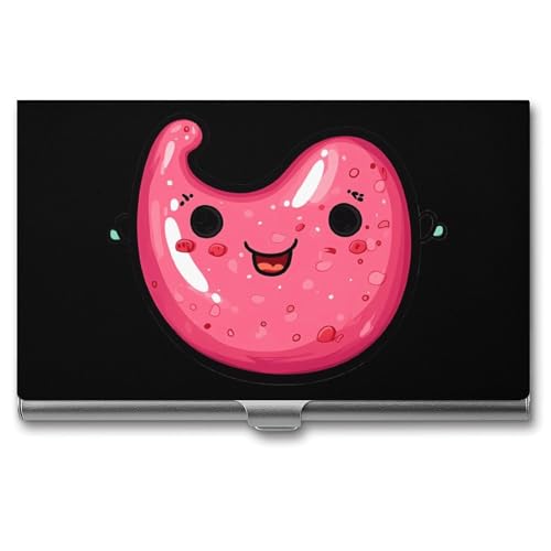 Cute Stomach Business Card Holder Slim Credit Case Pocket Name Case Wallet for Men Women