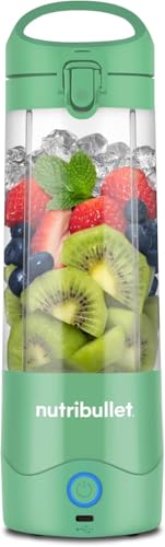 nutribullet Portable NBP003LG, tragbarer Mixer (475ml), wiederaufladbar, Mini Mixer,...
