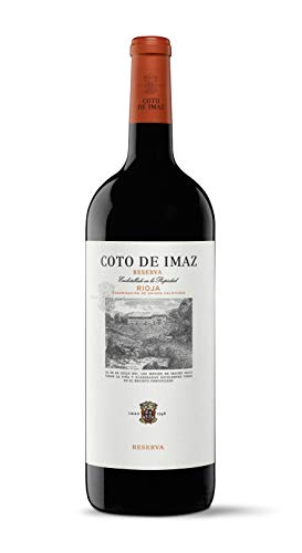 El Coto de Imaz Reserva Magnum | Vino Tinto DOC Rioja | 1500 ml | Variedad Tempranillo | Potente y Equilibrado | Perfecto como Acompañante para Tus Platos de Caza, Carnes Rojas o de Ternera
