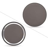 Ladieshow Heat Press Machines, Heat Press Platen Plate Double Side 3.7/5.1inch Hot Stamping Machine Accessories