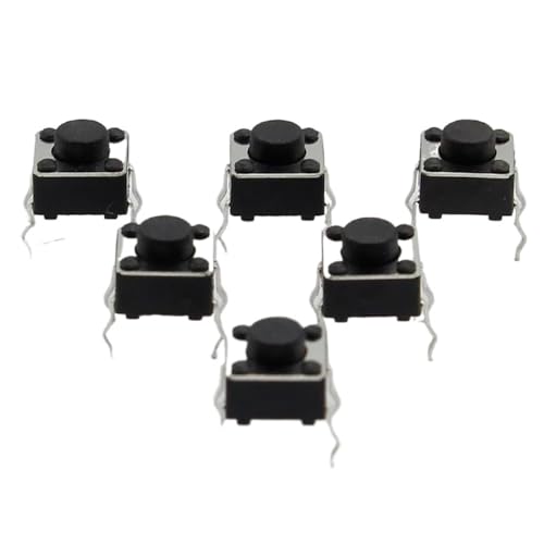 Interrupteur à bouton-poussoir tactile G90 cuivre anti-faux contact pour micro-bouton soudure PCB x50 - 3