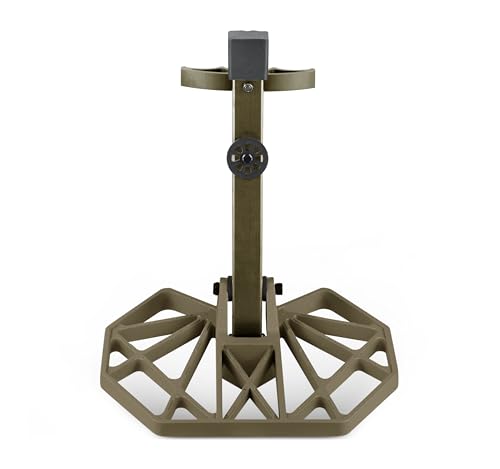 UIIHUNT Saddle Platform, Die-Cast Aluminum Construction Saddle Hunting Platform, Mobile Reliable Adjustable Hunting Platform, Silent Hunting Tree Saddle Hunting System Platform, 12"x 12" Platform