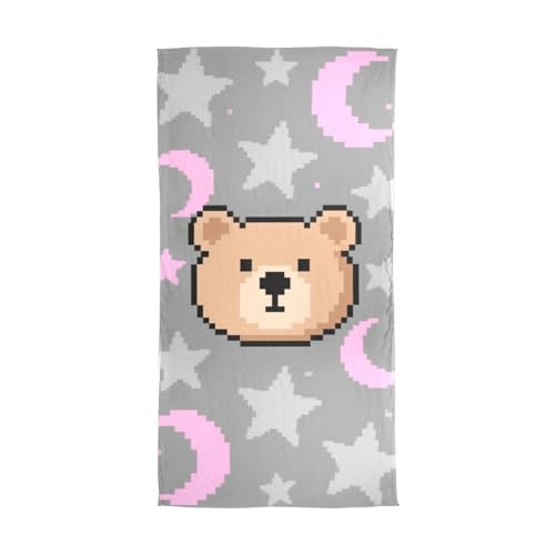 tplaotee Cute Brown Bear Long hijab fashion for indian for winter chales para mujer