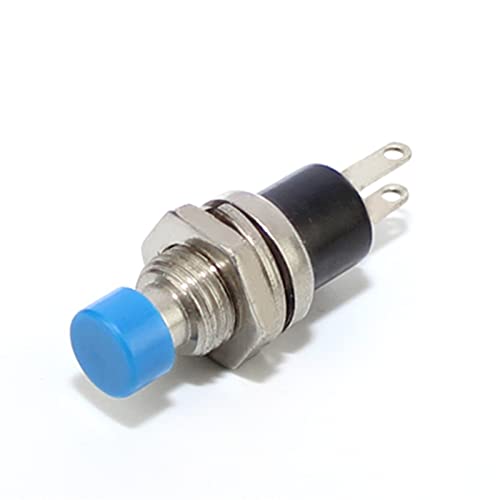 Interrupteur bouton-poussoir momentané 7mm 1A normalement ouvert noir