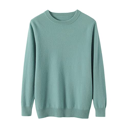 Pull homme mérinos chaud haut en tricot contre le froid col rond élégant