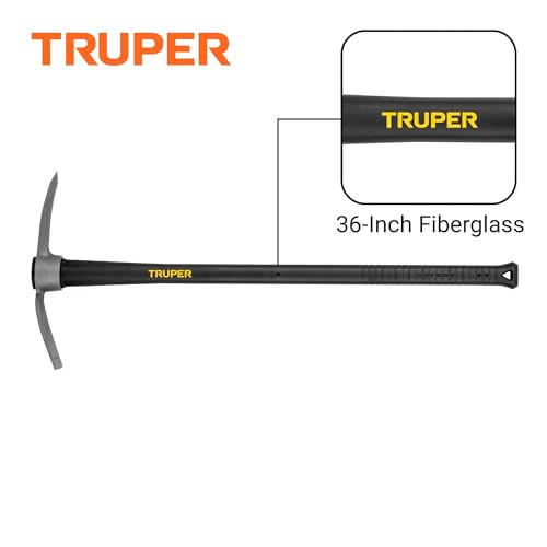 Truper pico de cavar 2.5 lb cabeza de acero forjado con mango de fibra de vidrio 36 pulg miniatura 4