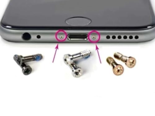 10x Bottom Screws Replacement for iPhone 14/13pro max13/12 Pro Max / 12 Pro / 12/11 Pro Max / 11 Pro / 11 / XS Max/XR/X (with 4 Screwdrivers) (Sierra Blue)