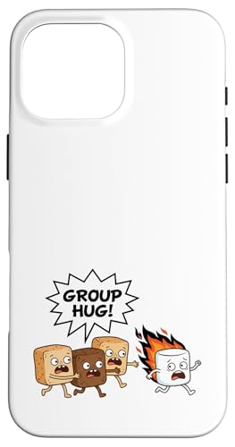 Group Hug Smores �}�V���}�� �L�����v�t�@�C���[ �ʔ��� �L�����v �X�}�z�P�[�X iPhone 16 Pro Max �p