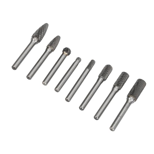Set de 8 fresas de carburo para metal y madera miniatura 6