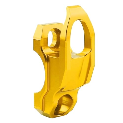 jiningxinxin Compatible With NX500 NX 500 2023 2024 Motorcycle Aluminum Alloy Brake Master Cylinder Bag Claw Hook Holder Bracket Helmet Hanger(No Logo Gold)