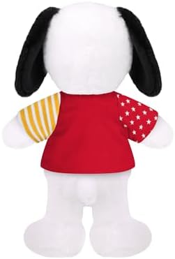 FOCO Kansas City Chiefs NFL USA Flag Snoopy Peanuts Team Jersey Plush - 1
