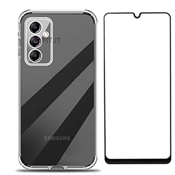 Kit Capinha Capa Antiqueda Compatível com Samsung Galaxy A34 5G + Película Frontal 3D Vidro