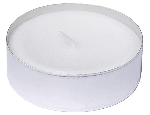 XXL Jumbo Teelichte weiß ohne Duft Großpackung 8 Stunden...