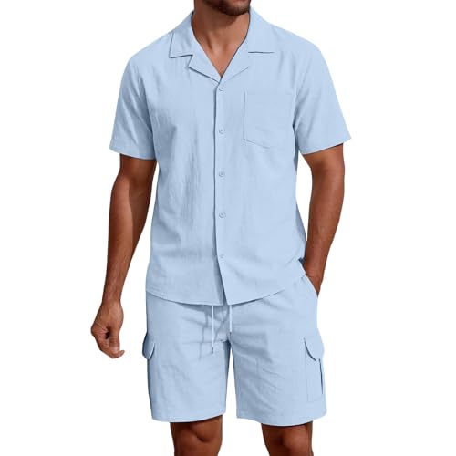 Chemise de plage en lin homme coupe droite contre la chaleur