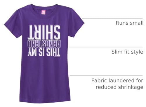 Image of Threadrock Big Girls' This is My Handstand Shirt Fitted T-Shirt