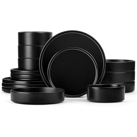 Herogo 16-Piece Stoneware Dinner Set for 4 Cover