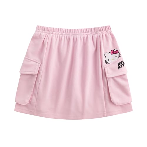 Hello Kitty MLXS9048-RUL Sanrio Girls French Terry Sweatshirt And Skort Skirt 2 Piece Set thumb #5